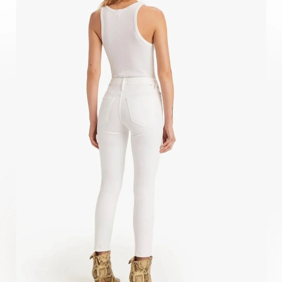 MOTHER The Looker Crop Jeans in Glass Slipper - Picture 3 of 10